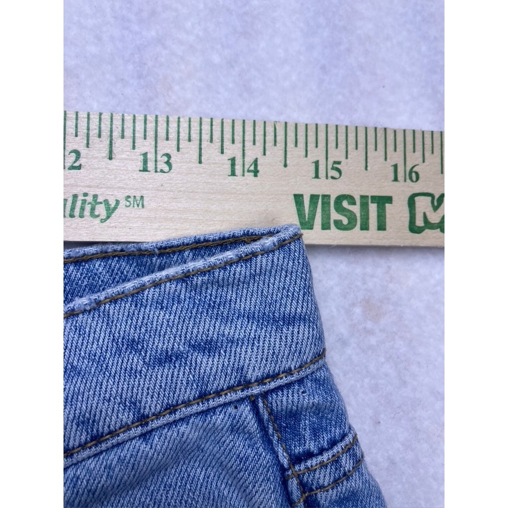 BDG‎ Slim Straight Jeans Womens 29 Blue High Rise Raw Hem 100% Cotton Denim - Picture 4 of 12